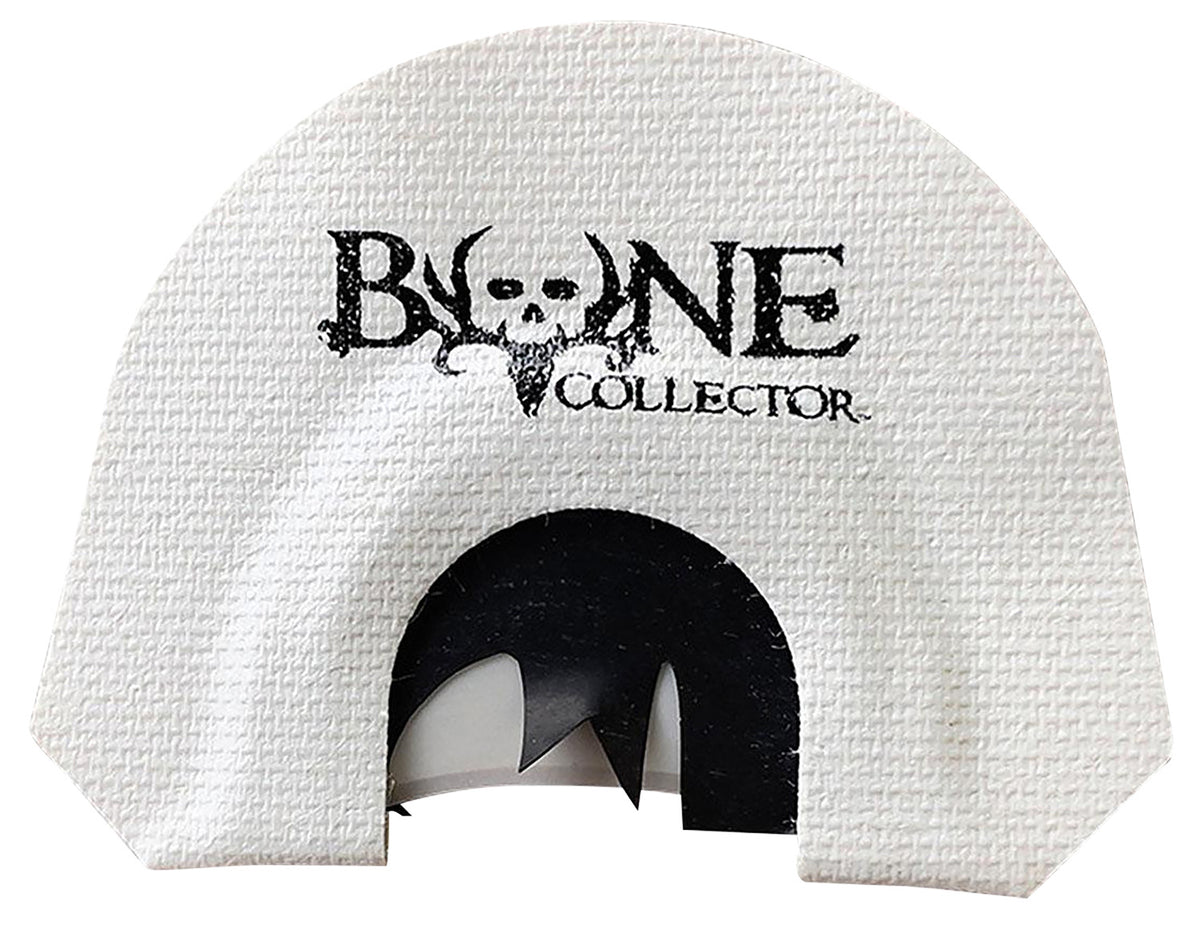 Bone Collector The Show Off Diaphragm Turkey Call Black/White Snake Tongue Cut