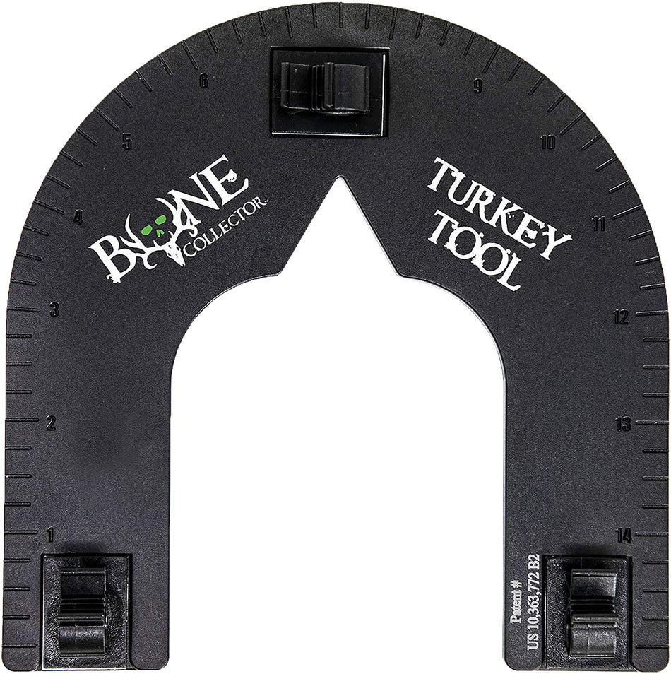 Bone Collector Turkey Tool Fan BC150001 for Beard/Spur Measuring and Fan Display