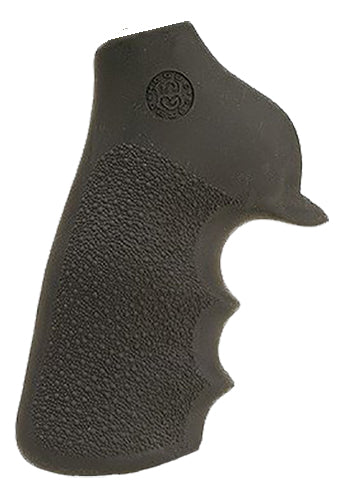 Hogue 80020 Tamer Rubber Finger Groove Grip Black Fits Ruger GP100/Super Redhawk