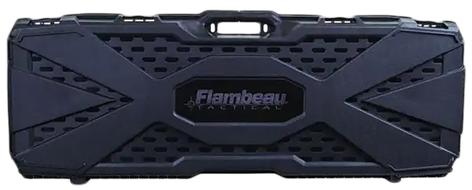 Flambeau 6500AR Tactical Black Polypropylene Rifle Case Water Resistant with 4 Magazine Pockets