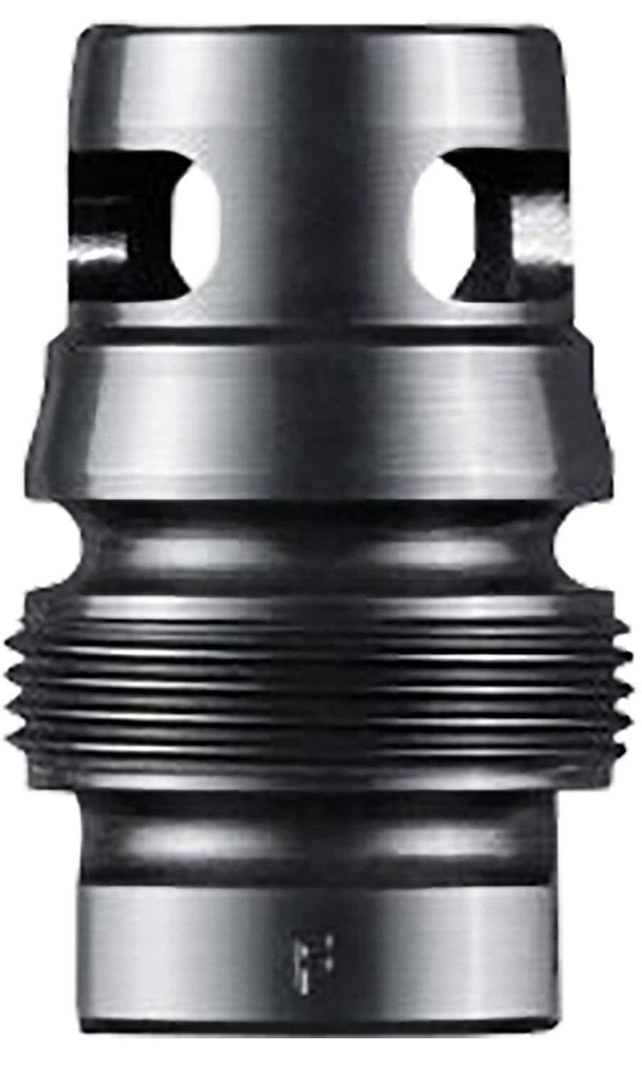 Dead Air DA126 Xeno Wee Muzzle Brake 9mm Black Nitride 5/8"-24 Threaded 4140 HT Steel