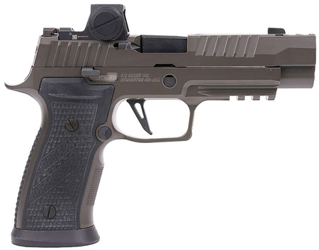 Sig Sauer P320 AXG Legion w/ROMEO-X Full-Size 9mm Pistol, 21-Round Capacity, Legion Gray Cerakote