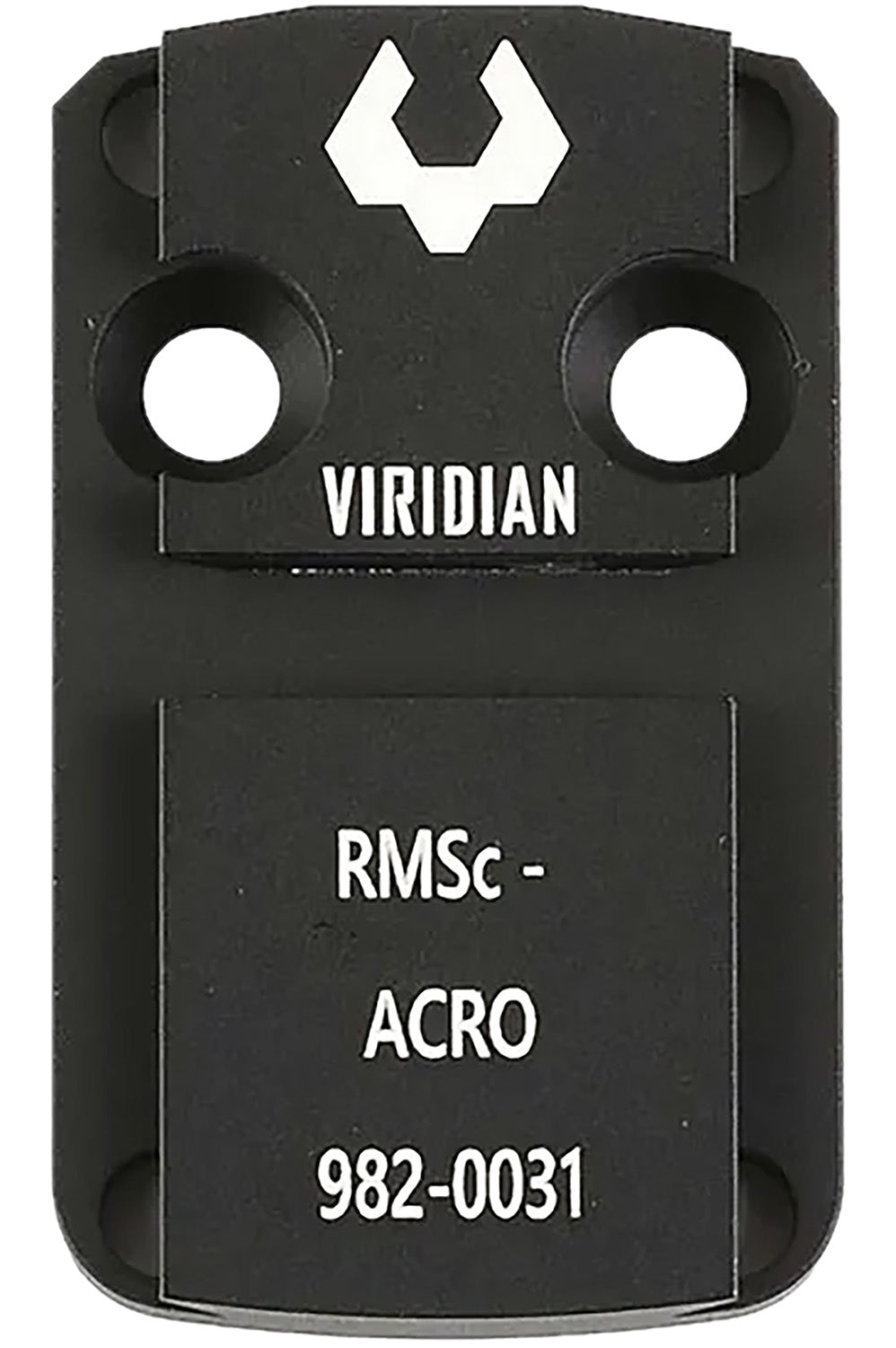 Viridian 9820031 RFX44 Shield RMSc Optic Mount Adapter Black Anodized