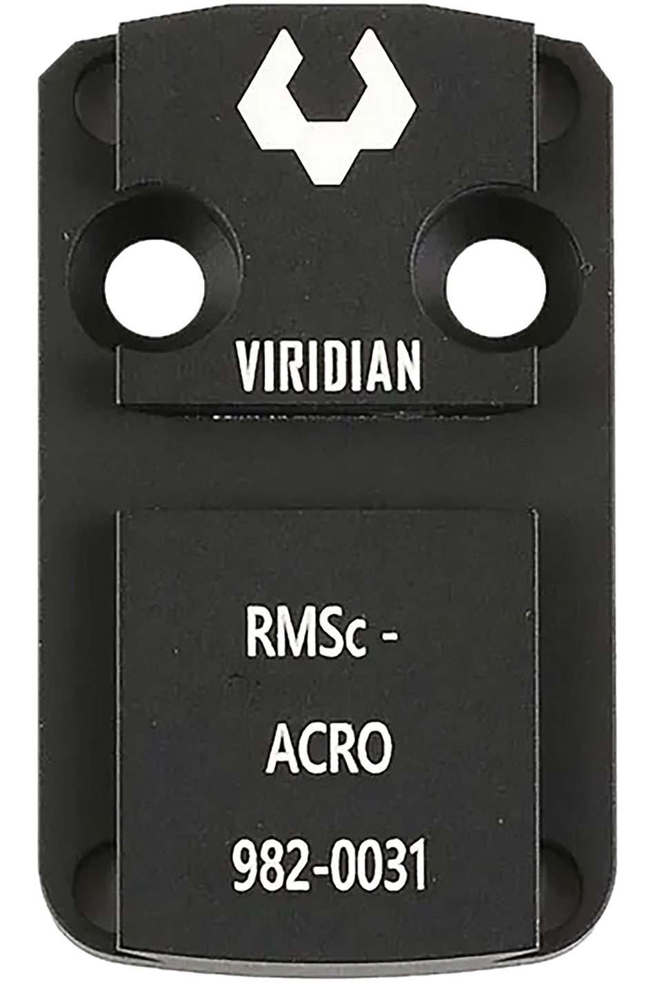 Viridian 9820031 RFX44 Shield RMSc Optic Mount Adapter Black Anodized