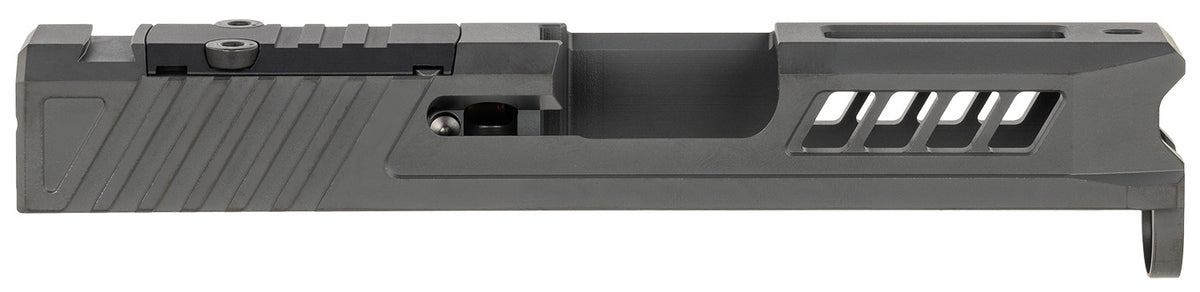 True Precision Axiom Optic-Ready Slide for Glock 43 Black DLC 416R Stainless Steel