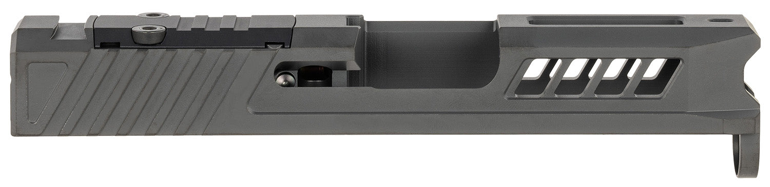 True Precision Axiom Optic-Ready Slide for Glock 43 Black DLC 416R Stainless Steel