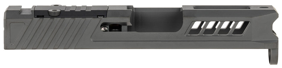 True Precision Axiom Optic-Ready Slide for Glock 43 Black DLC 416R Stainless Steel