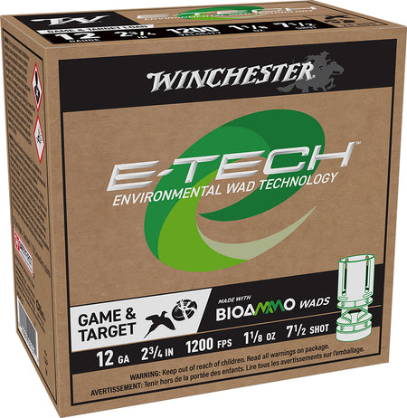 Winchester 12 Gauge WCM127 E-Tech 020892027619 2.75" 1-1/8oz 7.5 Shot