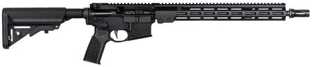 Geissele Automatics 08-395B Super Duty MOD1 223 Rem/5.56 NATO 30+1 16" Black Manganese Phosphate Threaded Barrel, Black 15" SMR MK16 w/Geissele Center Tab Rail Aluminum Receiver, Black B5 Enhanced Sopmod Stock, A17 Grip, Ambidextrous
