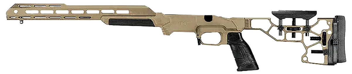 MDT ESS Chassis FDE Tikka T3 Left-Hand Precision Rifle Stock