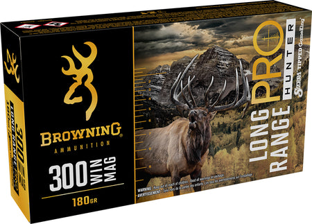 Browning .300 Winchester Mag Rifle Ammo Long Range Pro Sierra Tipped GameKing boat-tail PolyTip 180 grain 