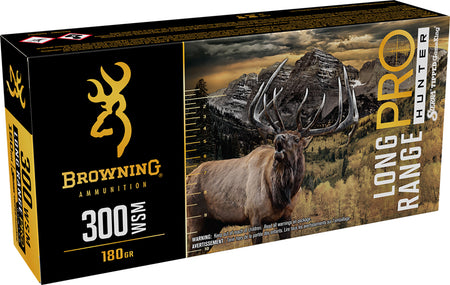Browning .300 WSM Rifle Ammo Long Range Pro Sierra Tipped GameKing boat-tail PolyTip 180 grain 