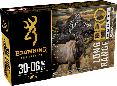Browning .30-06 Springfield Rifle Ammo Long Range Pro Sierra Tipped GameKing boat-tail PolyTip 180 grain 