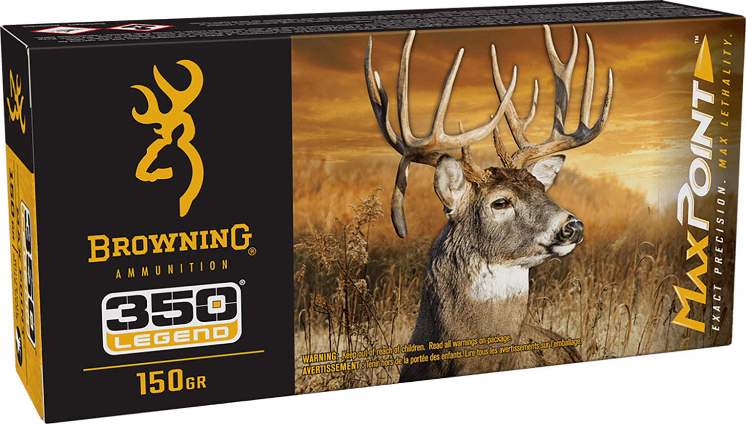 Browning .350 Legend B192103502 Max Point Polymer Tip PT 150 Grain