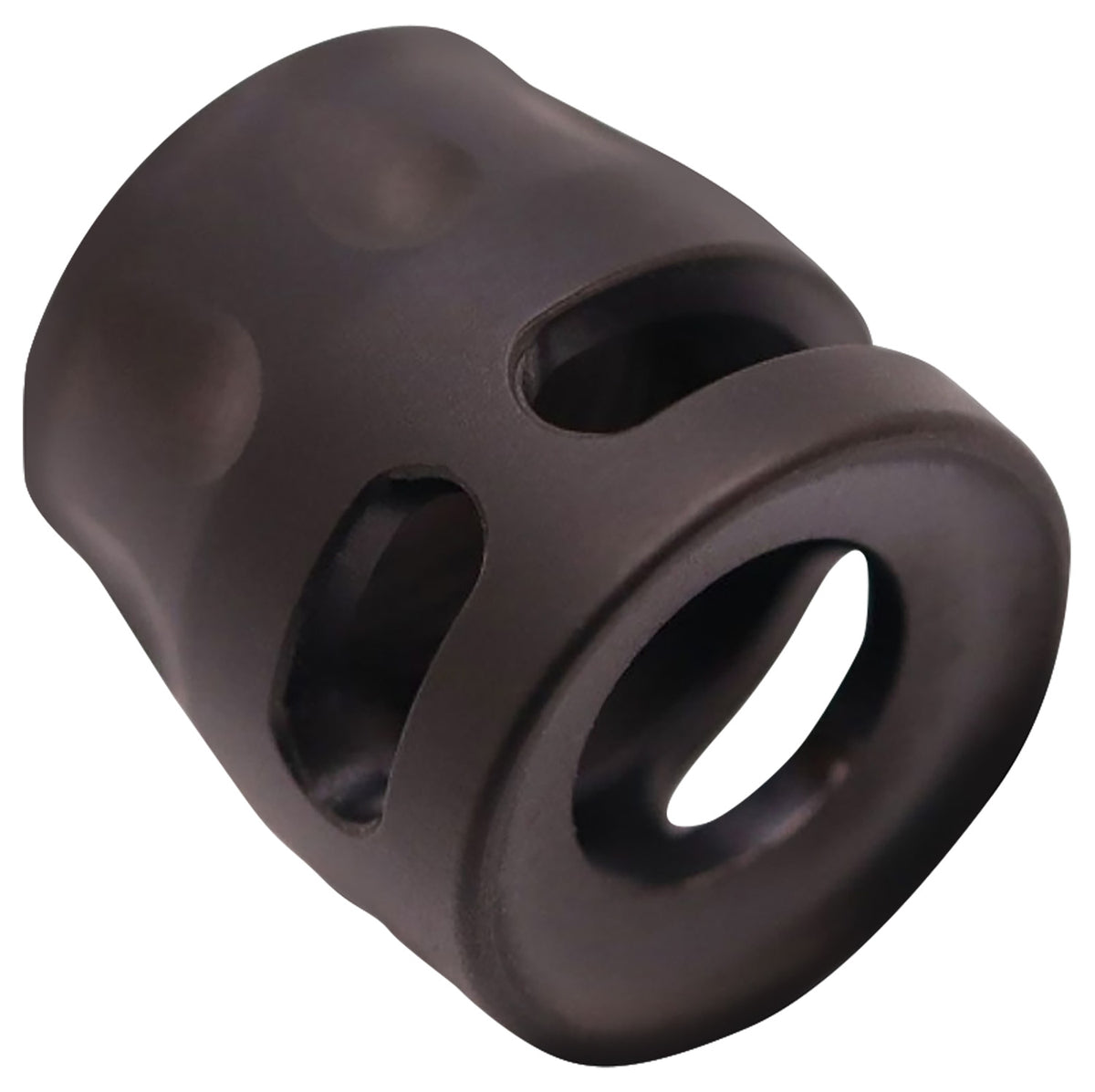 True Precision TPSMICROBC S-Type Micro Compensator Black DLC Finish 9mm/380 ACP 1/2"x28