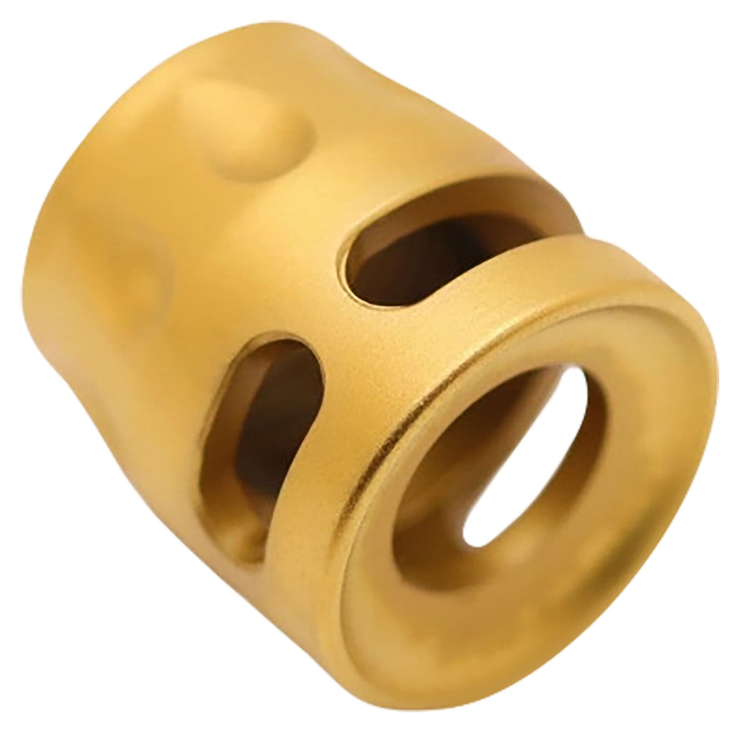 True Precision TPSMICROG S-Type Micro Compensator Gold Finish 9mm/380 ACP 1/2"x28