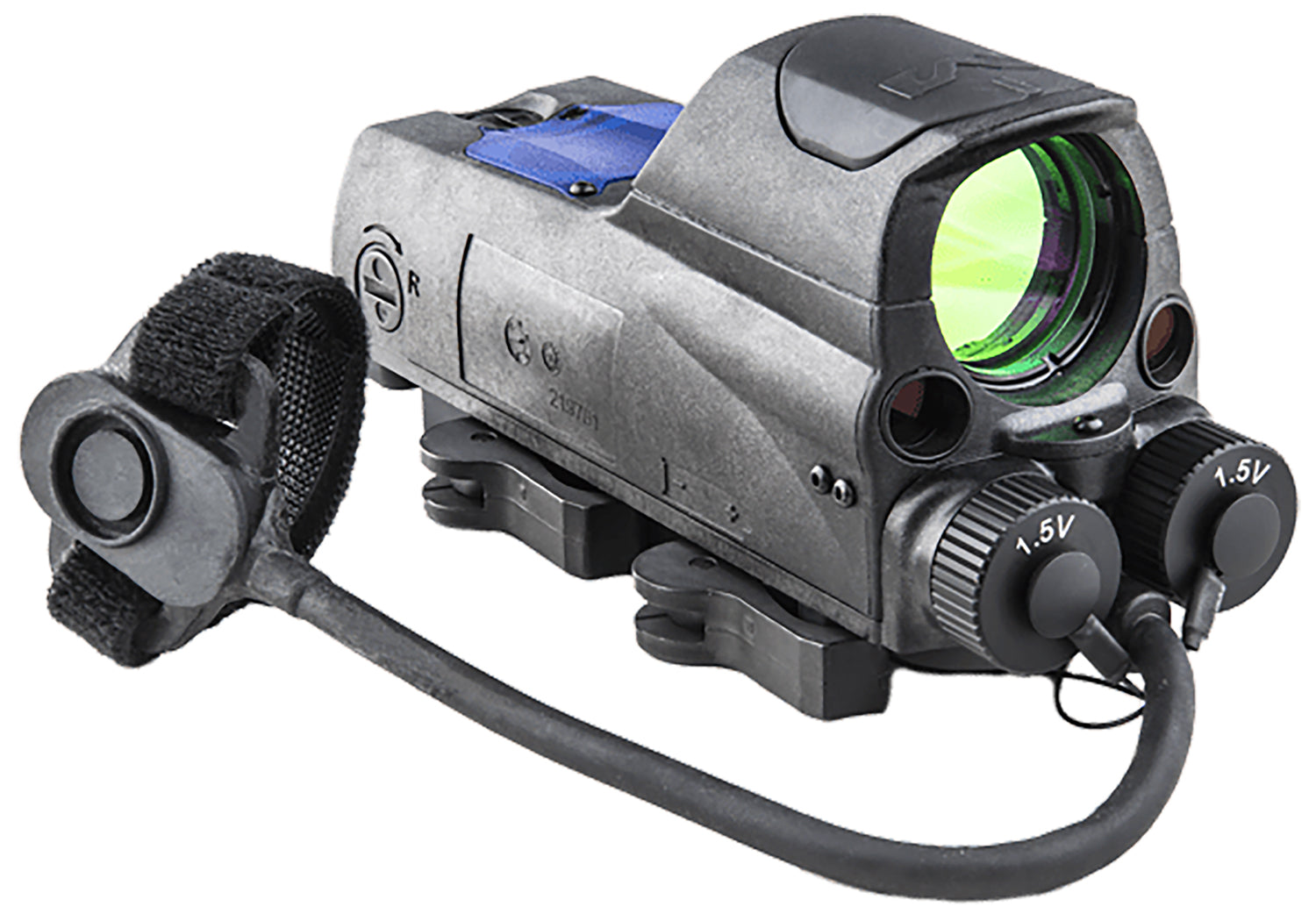 Mepro MOR PRO Reflex Sight 4.3 MOA Dot, Red Laser and IR Laser, Black