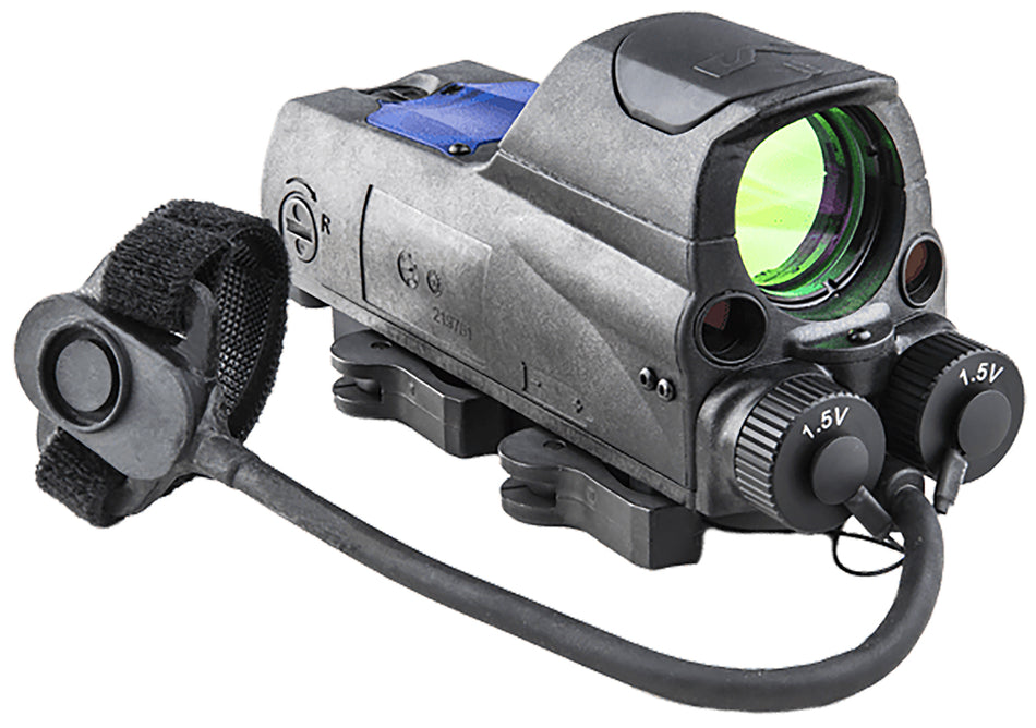 Mepro MOR PRO Reflex Sight 4.3 MOA Dot, Green Laser and IR Laser, Black