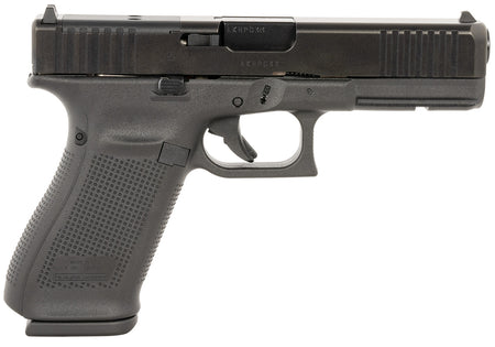 Glock, 20 Gen 5 MOS 10MM, 4.61" Barrel, nDLC Finish, Black, Fixed Sights, Optics Ready, 15 Rd Comes with Glock OEM Adapter Plate 06 for Trijicon RMR Footprint