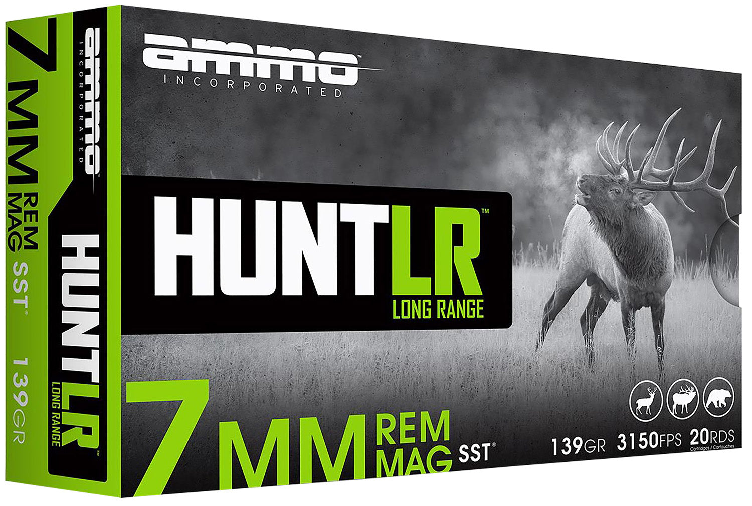 Ammo Inc 7mm Remington Mag 7MM139SSTA20 Hunt Super Shock Tip SST 139 Grain