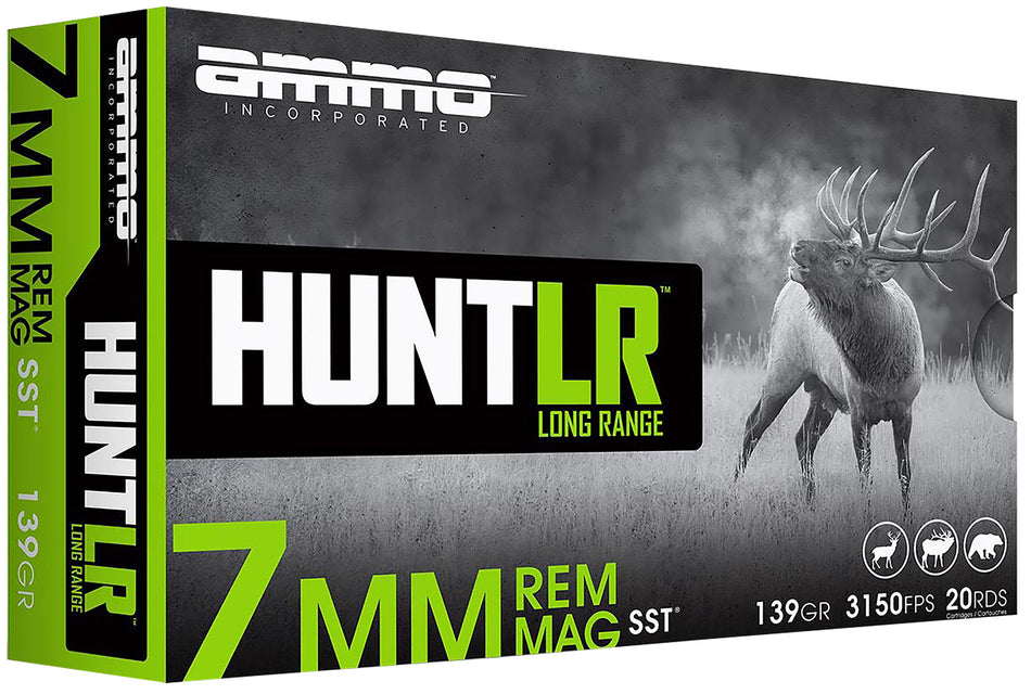 Ammo Inc 7mm Remington Mag 7MM139SSTA20 Hunt Super Shock Tip SST 139 Grain