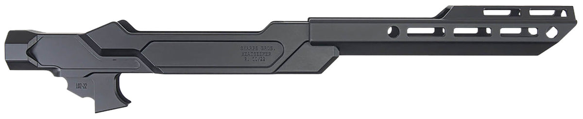 Sharps Bros Heatseeker SBC07 Rifle Chassis Ruger 10/22 Black Cerakote 9" M-LOK Handguard
