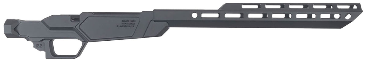 Sharps Bros Heatseeker SBC09 Rifle Chassis System Ruger American Long Action Black Cerakote 14" M-LOK