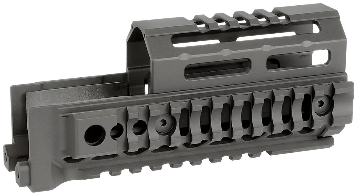 Midwest Industries AK Alpha Series 6" Drop-In Handguard Black Anodized Aluminum AK-47/AK-74