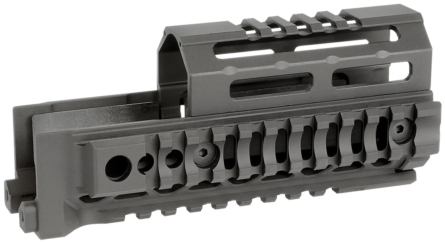Midwest Industries AK Alpha Series 6" Drop-In Handguard Black Anodized Aluminum AK-47/AK-74