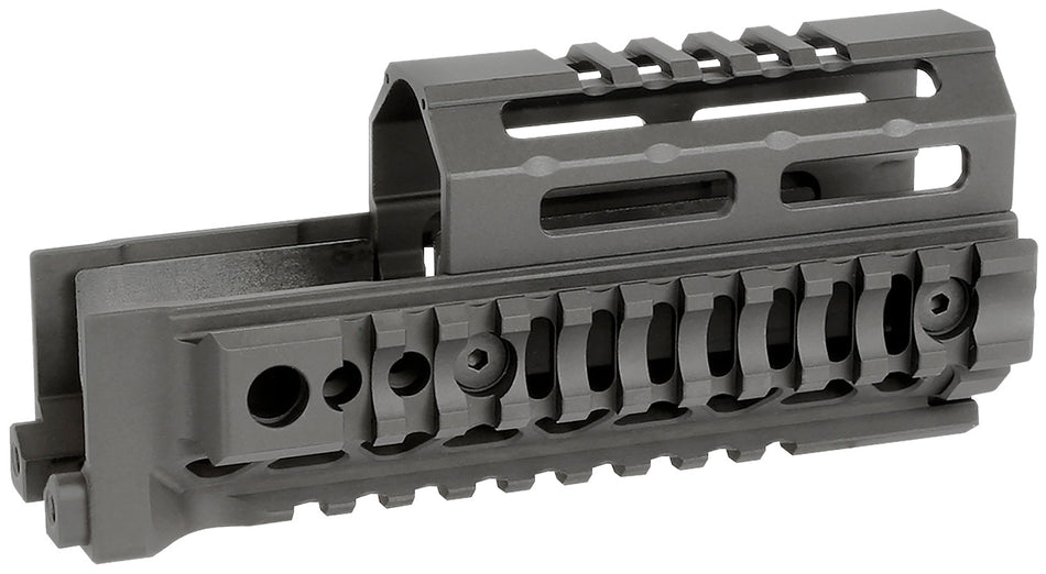 Midwest Industries AK Alpha Series 6" Drop-In Handguard Black Anodized Aluminum AK-47/AK-74