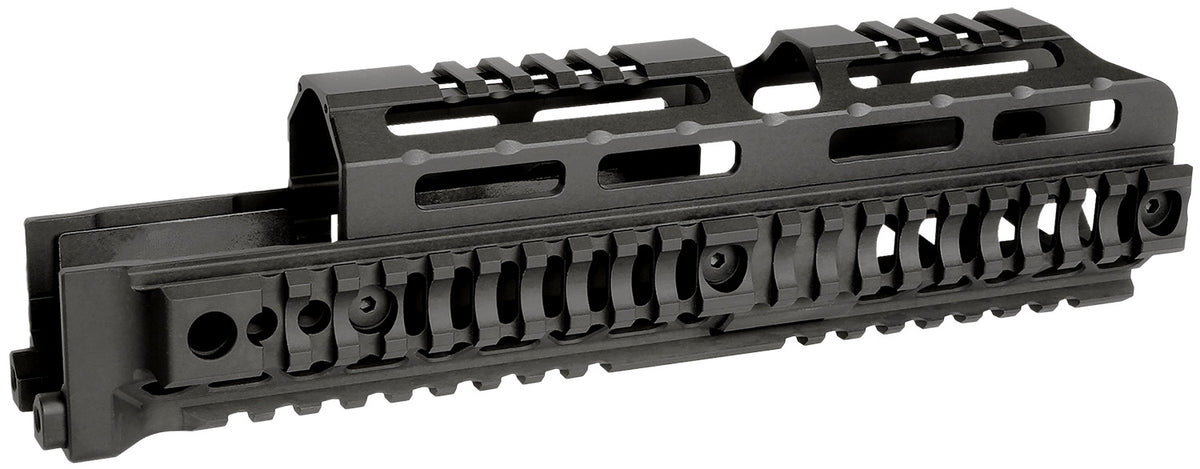 Midwest Industries AK Alpha Series 10" Drop-In Handguard Black Anodized 6061 Aluminum AK-47/AK-74
