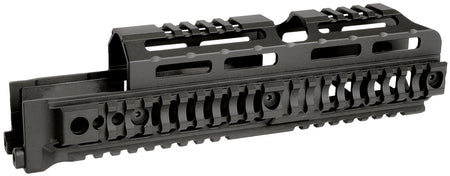 Midwest Industries AK Alpha Series 10" Drop-In Handguard Black Anodized 6061 Aluminum AK-47/AK-74