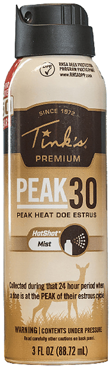 Tinks Peak30 Hot Shot Deer Doe In Estrus Scent Mist 3 oz
