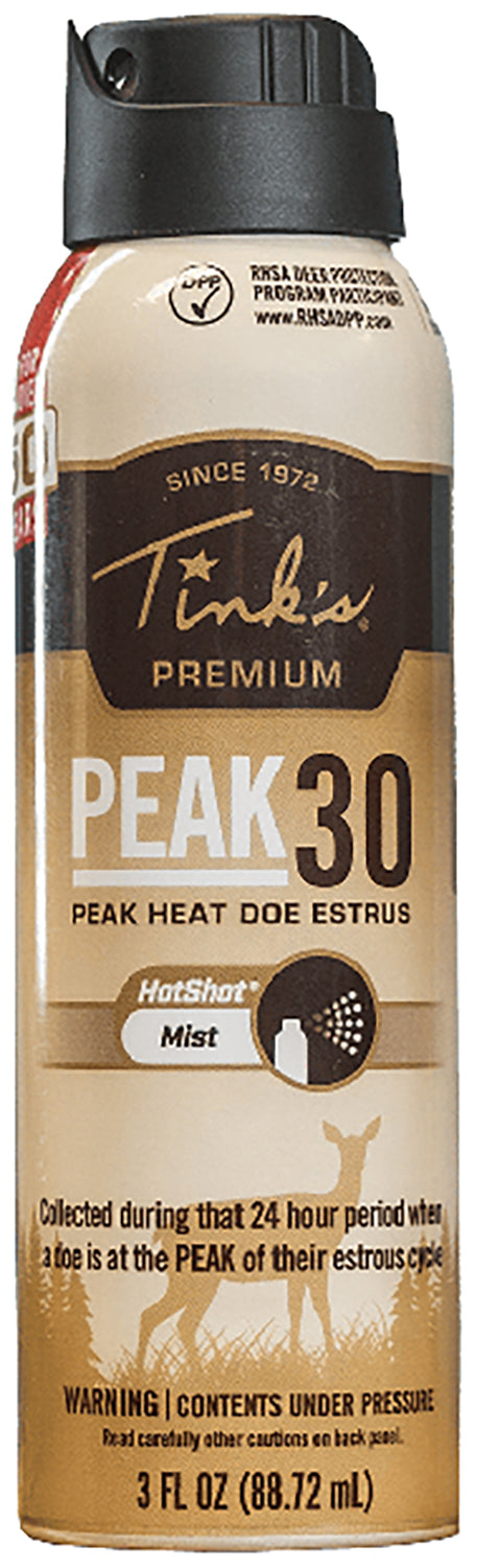 Tinks Peak30 Hot Shot Deer Doe In Estrus Scent Mist 3 oz