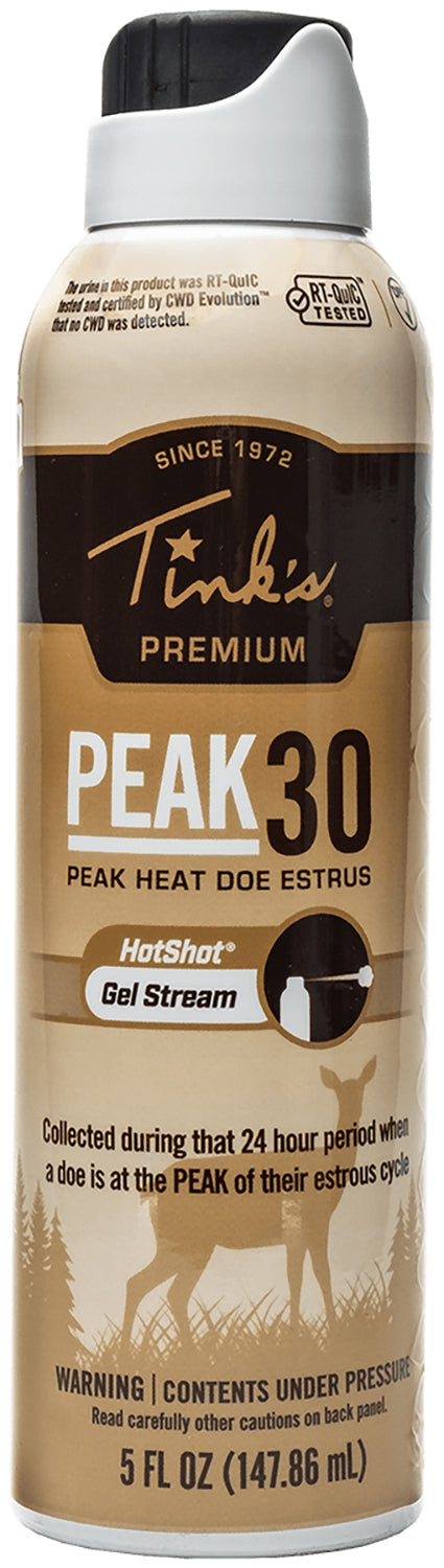 Tinks Peak30 Hot Shot Deer Estrus Scent Gel Stream 5 oz