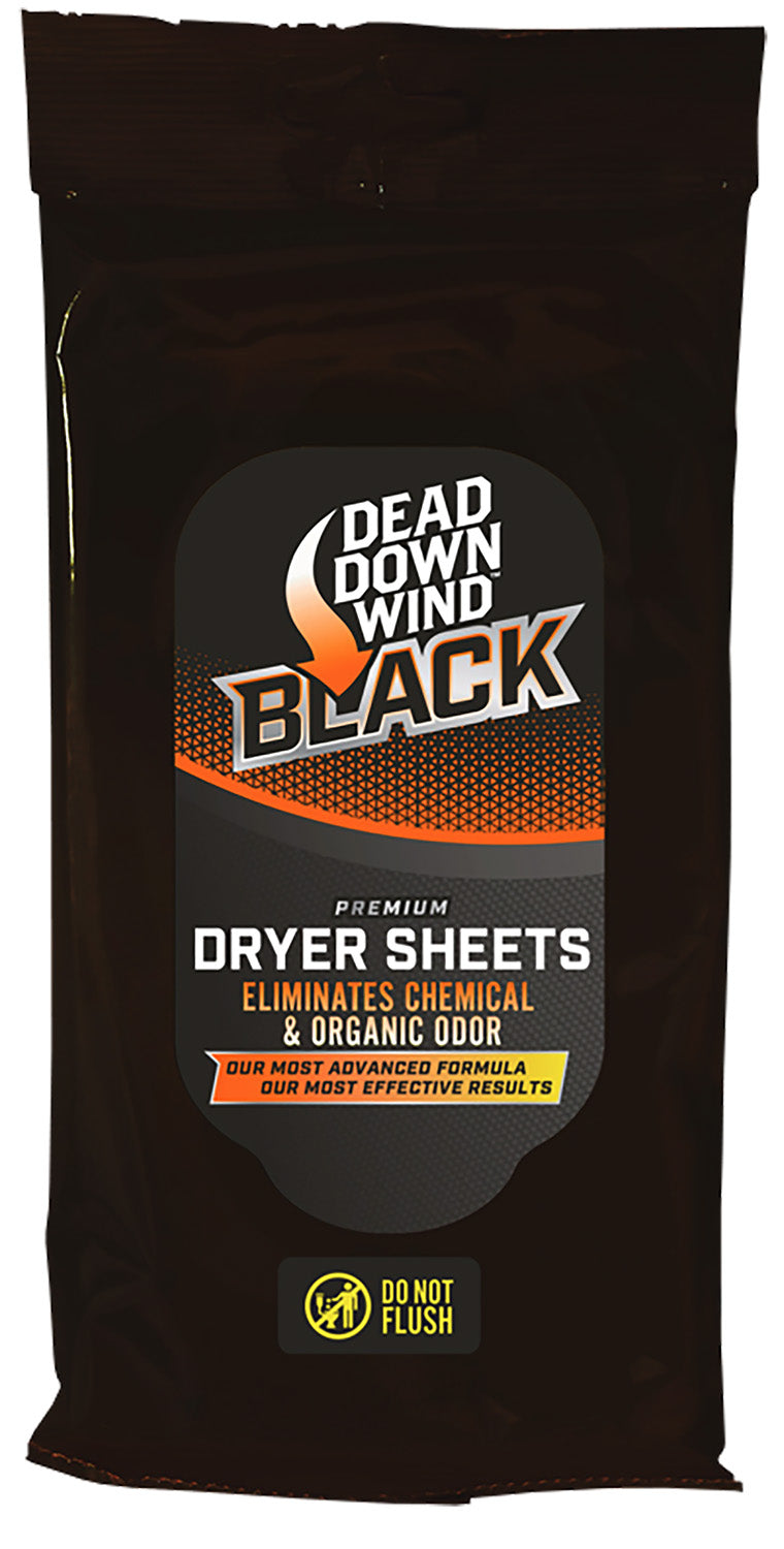 Dead Down Wind 117019 Black Premium Hunting Dryer Sheets 40-Count
