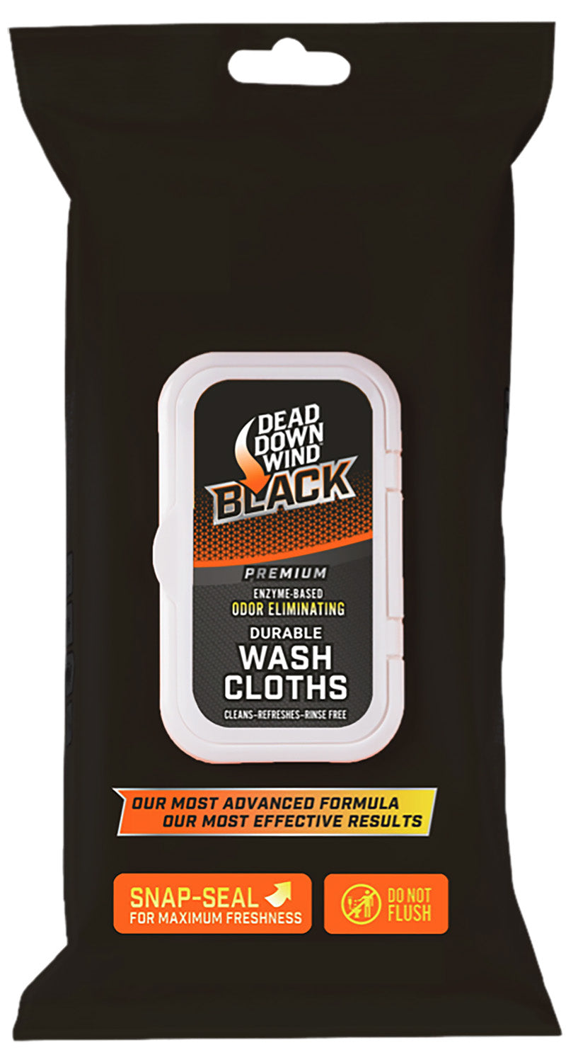 Dead Down Wind 13725 Black Premium Odor Eliminator Wash Cloths 40-Count