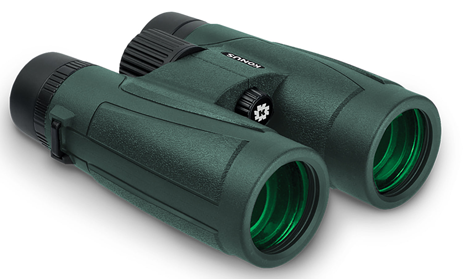 Konus Regent-HD 10x42 W.A. BaK-4 Roof Prism Center Focus Black Rubber Armor Binocular