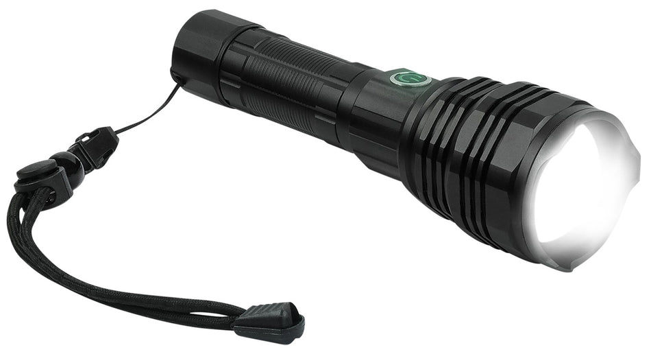 Konus 3933 Konuslight-5K Rechargeable Turbo Flashlight Black 5000/2500 Lumens White LED