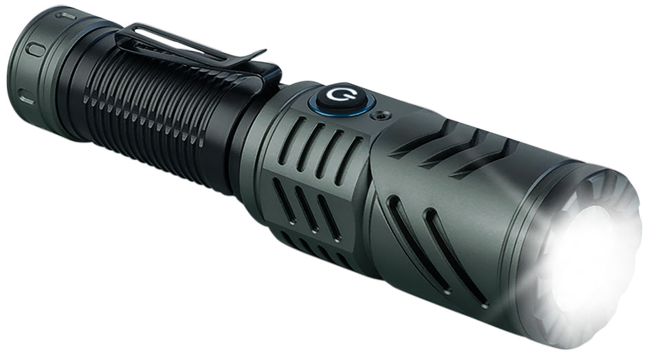 Konus Konuslight-RT 2500 Lumen Rechargeable Torch with Turbo Mode and Magnetic Base Black