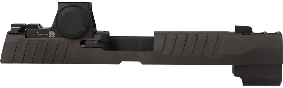 Sig Sauer P320 Factory Slide Assembly with ROMEO-X Pro Optic 9mm Luger Black Two-Port Expansion Chamber