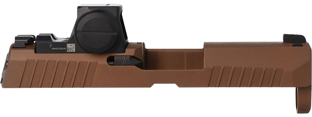 Sig Sauer P320 RXP X-SERIES Factory Slide Assembly 9mm Luger Coyote Brown ROMEO-X Pro Optic Compact Grip Module Compatible
