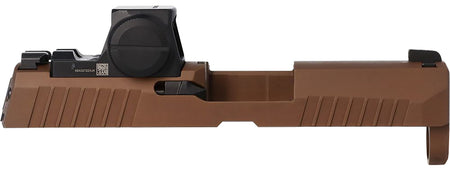 Sig Sauer P320 RXP X-SERIES Factory Slide Assembly 9mm Luger Coyote Brown ROMEO-X Pro Optic Compact Grip Module Compatible