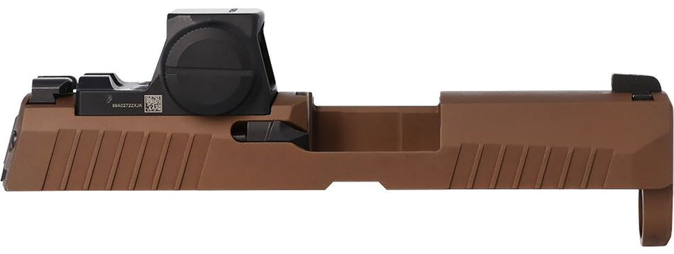 Sig Sauer P320 RXP X-SERIES Factory Slide Assembly 9mm Luger Coyote Brown ROMEO-X Pro Optic Compact Grip Module Compatible