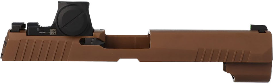 Sig Sauer P320 RXP X-SERIES Full Size Factory Slide Assembly 9mm Luger Coyote Brown Serrated ROMEO-X Pro Standard Height Sights 4.7"