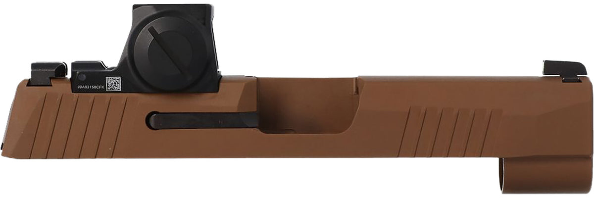 Sig Sauer P365XL 9mm Luger Coyote Tan Cerakote Serrated Stainless Steel Slide Assembly