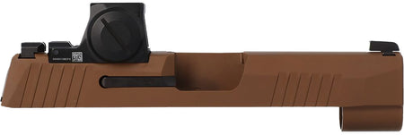 Sig Sauer P365XL 9mm Luger Coyote Tan Cerakote Serrated Stainless Steel Slide Assembly