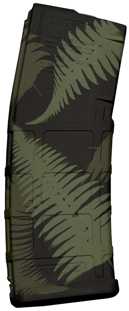 Weapon Works 228048 AR/M4 PMAG 30 Round GEN M2 MOE Magazine Ferns Green Pattern