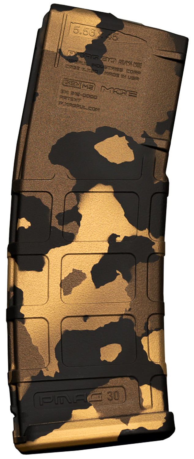 Weapon Works 228044 AR/M4 PMAG 30 Round GEN M2 MOE Magazine Gold Granite Pattern