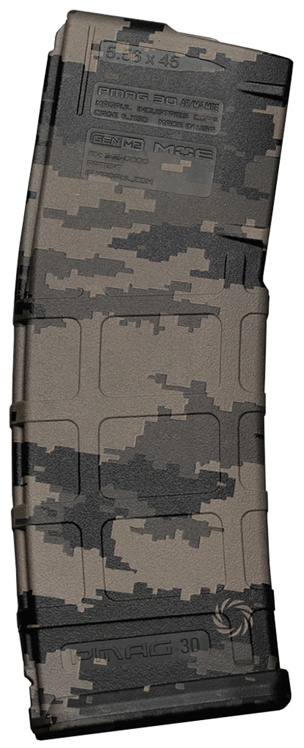Weapon Works 228100 30rd PMAG GEN M2 MOE AR/M4 Laser Digital Polymer Rifle Magazine